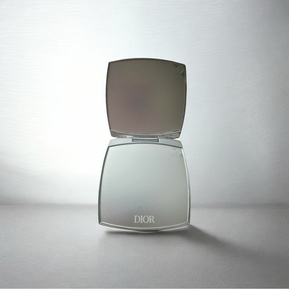 DIOR BEAUTY Compact Double-Sided Mirror SILVER GWP Limited Edition NIB3x3